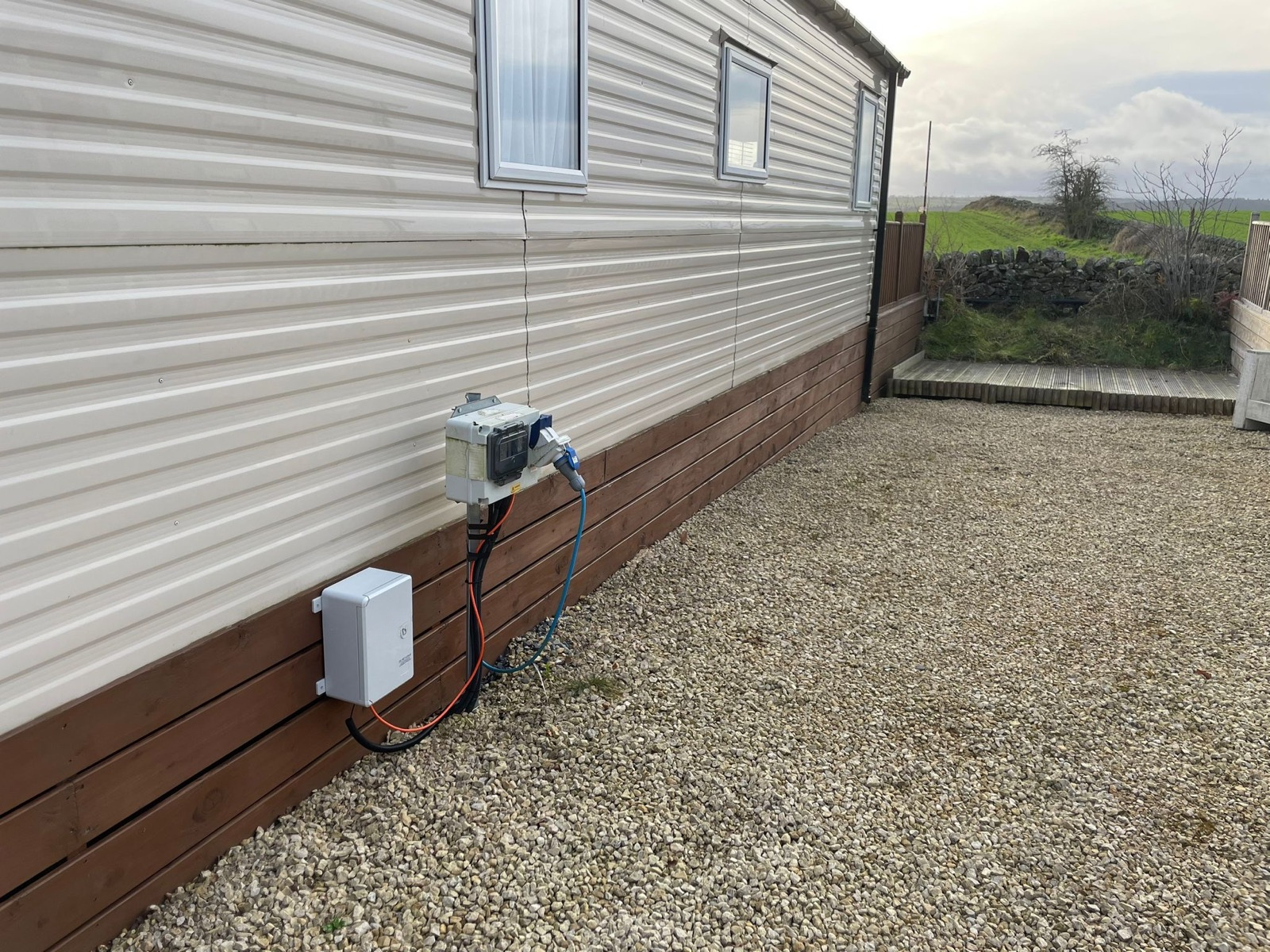 Fibre utility box installed at Fallowfield Dene Caravan Park